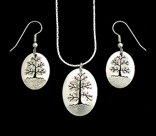 baum des lebens, tree of life, pendant, necklace, earrings